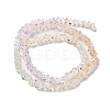 Transparent Glass Bead Strands GLAA-H023-03H-3