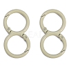 Spray Painted Alloy 8-shaped Keychain Clasps PW-WGE4E28-07-1