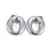 304 Stainless Steel Charms STAS-L218-12P-2
