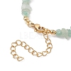 Natural Green Aventurine Chip Beaded Bracelets for Women BJEW-JB11742-07-4