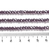 Electroplate Opaque Glass Beads Strands EGLA-A035-P3mm-A11-4