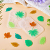 2Pcs Leaf DIY Pendant Silicone Molds DIY-TA0014-07-9