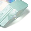 Rectangle Glitter Holographic PVC Resealable Packaging Bags ABAG-P011-01E-01-4