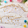 50Pcs Heart Printed Organza Bags OP-TADJ0001-01H-4