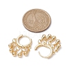 Brass Hoop Earrings EJEW-TA00344-3