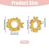 100Pcs Alloy Spacer Beads FIND-CA0011-55-2