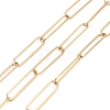 3.28 Feet 304 Stainless Steel Paperclip Chains X-CHS-F011-03A-G-2