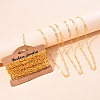 Brass Paperclip Chains CHC-R134-G-6