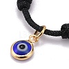 Adjustable Nylon Thread Charm Bracelets BJEW-JB06274-01-2