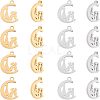 16Pcs 2 Colors Valentine's Day 304 Stainless Steel Charms STAS-UN0030-74-1