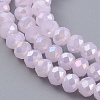 Electroplate Glass Beads Strands LS-EGLA-A034-P2mm-B12-3