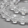 Grade AB Natural Quartz Crystal Beads Strands G-R439-04-10mm-2
