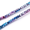 Electroplated Non-magnetic Synthetic Hematite Beads Strands G-L562-03B-1