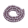 Electroplate Glass Beads Strands EGLA-A044-P6mm-A13-3