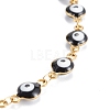 304 Stainless Steel Anklets AJEW-G024-02G-A-3