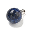 Natural Lapis Lazuli Perfume Bottle Pendants G-K338-22P-06-2