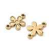 304 Stainless Steel Connector Cabochon Settings STAS-H240-36G-2