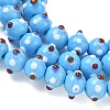 Handmade Bumpy Lampwork Beads Strands LA-CBA05D6-01-2