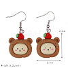 Food Theme Resin Dangle Earrings FS-WGC167F-11-1