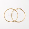 Ion Plating(IP) 304 Stainless Steel Hoop Earrings EJEW-N0016-11G-K-1