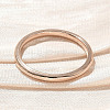 Ion Plating(IP) 304 Stainless Steel Plain Band Rings STAS-I160-E03-KCG-2