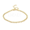 Rack Plating Brass Ball Chain Bracelets for Women BJEW-G676-01A-G-1