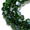Transparent Electroplate Glass Beads Strands EGLA-A039-T4mm-A25-3
