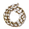 Electroplate Glass Beads Strands EGLA-P061-02A-07-2