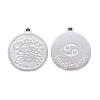 Non-Tarnish 201 Stainless Steel Pendants STAS-R106-4