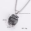 Gothic 316 Surgical Stainless Steel Pendant Box Chain Necklaces for Men ZF3615-1-1