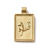 304 Stainless Steel Pendants STAS-L022-306G-08-1
