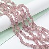 Natural Madagascar Rose Quartz Beads Strands G-O187-01-4