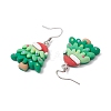 Christmas Resin Dangle Earrings EJEW-JE06090-4