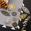  Jewelry Iron & Alloy Filigree Joiners Links FIND-PJ0001-02-3