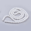 Imitation Jade Glass Round Beads Strands X-DGLA-S076-8mm-21-2