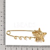 Starfish 304 Stainless Steel Safety Pins Brooch Findings SA-CBAB767-06C-G-3