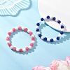 2Pcs Natural & Dyed Malaysia Jade Bracelets for Women BJEW-JB12624-2
