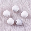 Natural Howlite Beads G-K275-30-6mm-1
