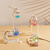 Empty Fragrance Oil Aromatic Perfume Oil Glass Pendant Decorations HJEW-PH0001-22-2