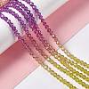 Transparent Glass Beads Strands GLAA-E036-07E-3