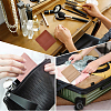 8Pcs 4 Colors Square PU Leather Jewelry Flip Pouches ABAG-CL0001-57-5