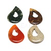 Mixed Gemstone Teardrop Pendants G-L260-05-1