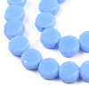 Opaque Solid Color Glass Beads Strands GLAA-N052-05B-A16-3