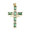 Brass Pave Cubic Zirconia Pendants CU-CBAE7DF-11G-D01-1