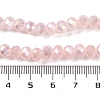 Baking Electroplate Glass Beads Strands DGLA-A039-J10mm-B14-4