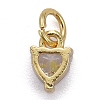 Brass Micro Pave Cubic Zirconia Charms X-KK-P192-08-G01-2