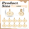 10Pcs Alloy Pendants FIND-LP0003-36F-2