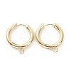 201 Stainless Steel Huggie Hoop Earring Findings STAS-P283-01G-G-1