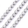 304 Stainless Steel Rhinestone Strass Chains STAS-T055-12P-A-2