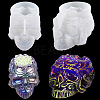 Halloween Skull DIY Silicone Pen Holder Molds WG14496-01-1